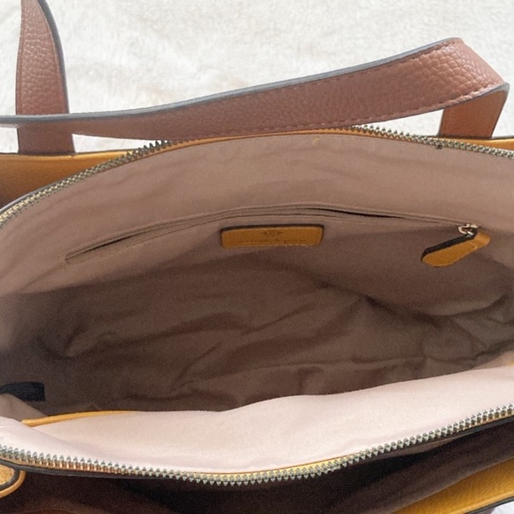 New Without Tags Nanette Lepore Yellow, Cream, and Brown Purse Handbag - Picture 13 of 14